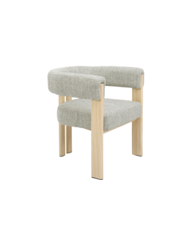 Butaca Akona class verde patas pintadas