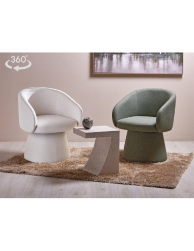 Butaca giratoria Anewa class tapizada...