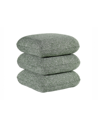 Puff giratorio Marama tapizada verde