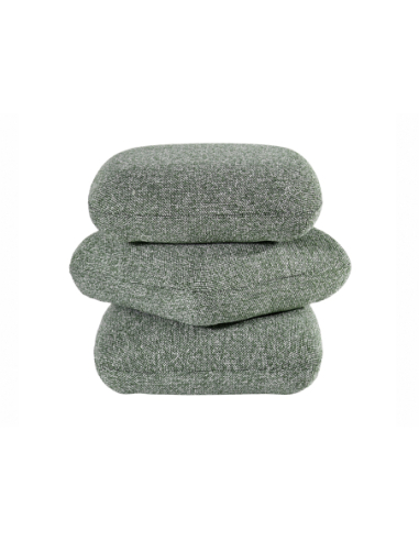 Puff giratorio Marama tapizada verde