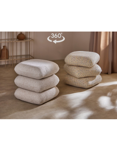 Puff giratorio Marama tapizada...