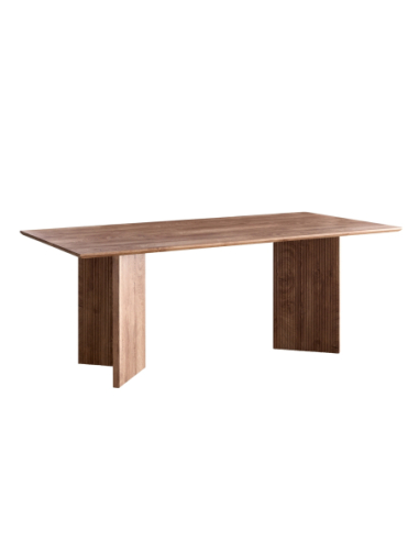 Mesa de comedor patas en v varillada