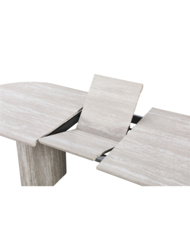 Mesa de comedor extensible ovalada... Mesa de comedor extensible ovalada...