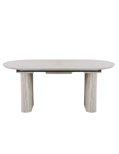 Mesa de comedor extensible ovalada... Mesa de comedor extensible ovalada...