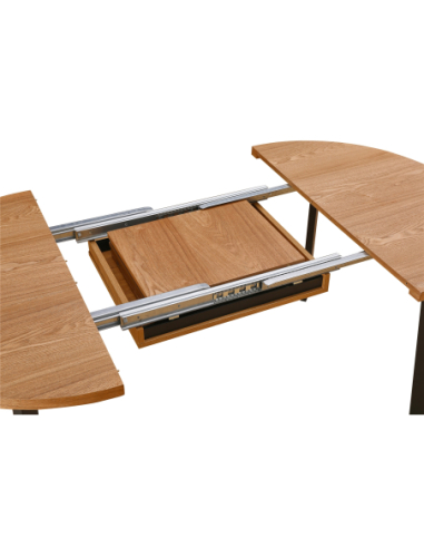 Mesa de comedor extensible chapada roble Mesa de comedor extensible chapada roble