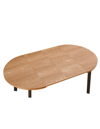 Mesa de comedor extensible chapada roble Mesa de comedor extensible chapada roble