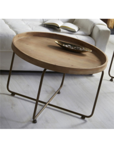 Mesa de centro madera 75d