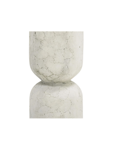 Jarrón textura símil piedra gris 120 cm