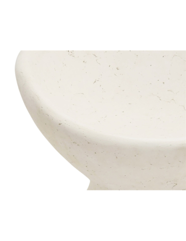 Asiento textura símil piedra blanco