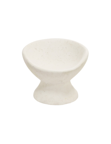 Asiento textura símil piedra blanco