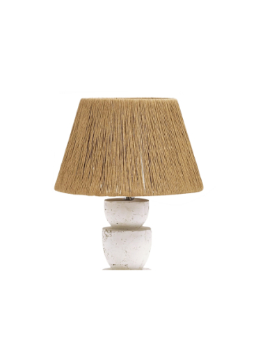 Lámpara de sobremesa Sirio blanca 76cm