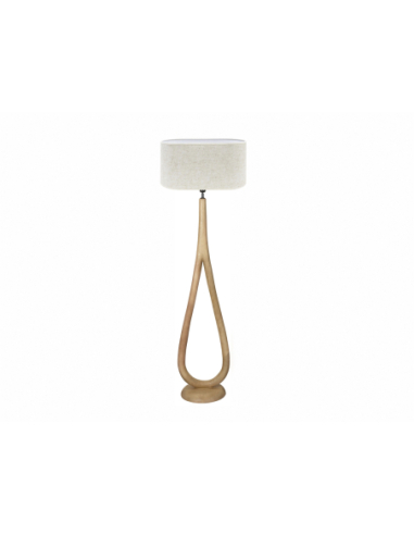 Lámpara de pie Cronos madera 160 cm