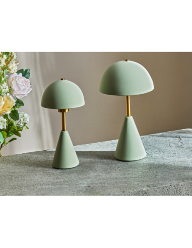 Lámpara de sobremesa Vesta verde 40 cm