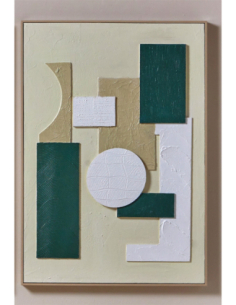 Cuadro abstracto relieves...