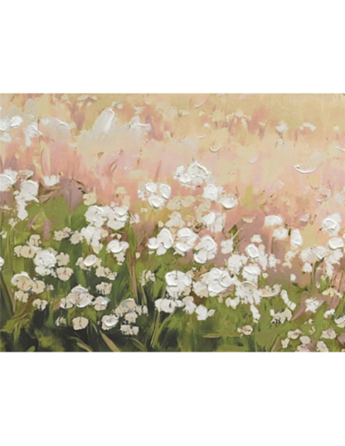 Set 2 lienzos impresos flores rosas...