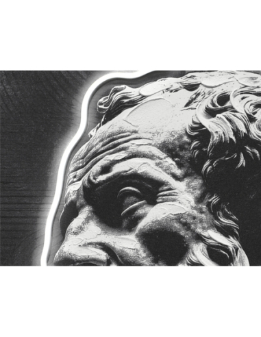 Lienzo impreso Hombre 50% óleo con led