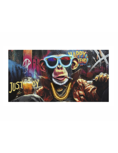 Lienzo impreso Pop Art mono 50% óleo...