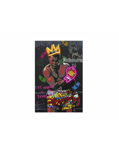 Lienzo impreso Pop Art boxeador 50%...