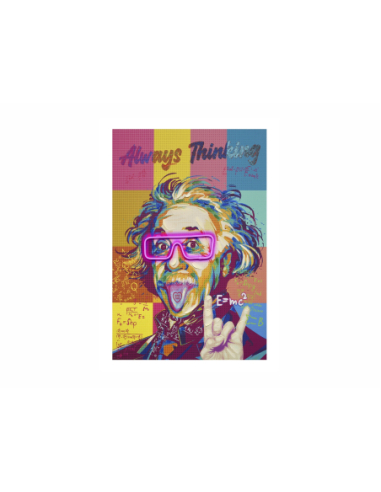 Lienzo impreso Pop Art Einstein 50%...