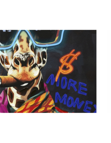 Lienzo impreso Pop Art jirafa 50% al...