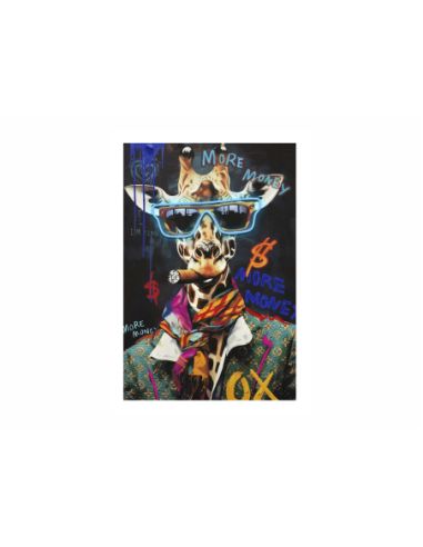 Lienzo impreso Pop Art jirafa 50% al...