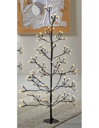 Árbol Navidad led 9 funciones marrón...