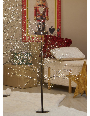 Árbol Navidad micro led marrón 120 cm