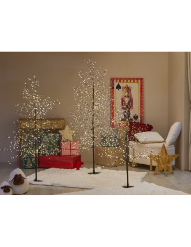 Árbol Navidad micro led marrón 120 cm