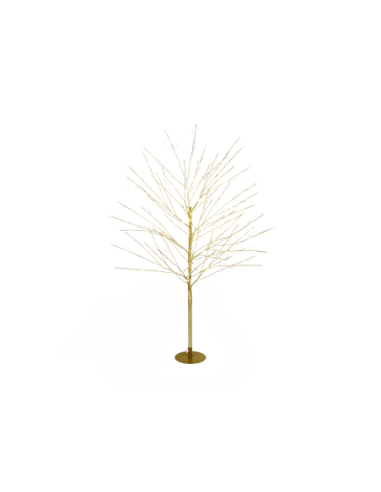 Árbol Navidad micro led oro 120 cm