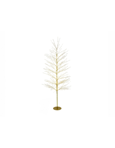 Árbol micro led oro 180 cm
