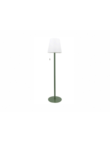 Lámpara de pie led Claren verde 106 cm
