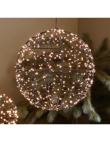 Bola negra leds 40d cm 600 leds
