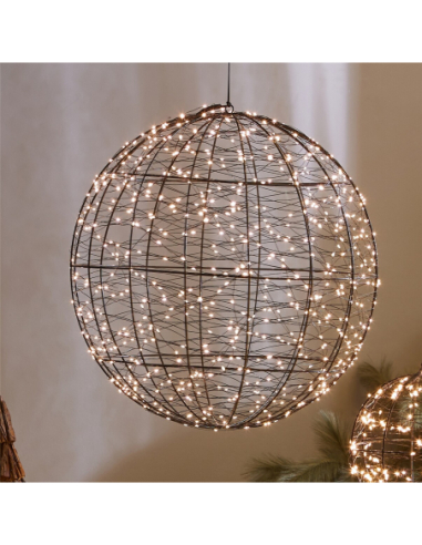 Bola negra leds 50d cm 800 leds