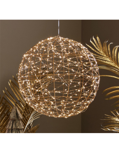 Bola oro pet 40d cm 600 leds