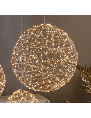 Bola oro pet 50d cm 800 leds