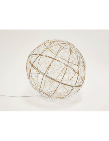 Bola oro perlas 30d cm 500 leds