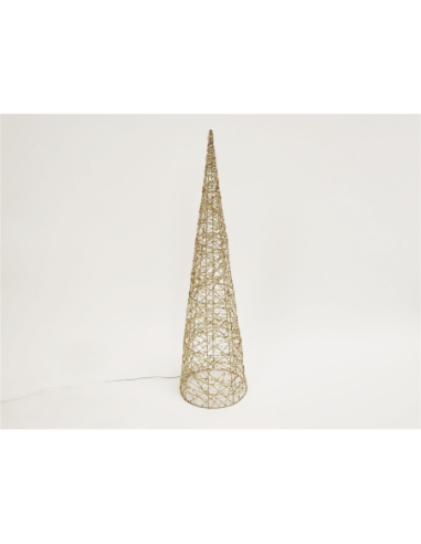 Cono oro pet 80 cm 500 leds