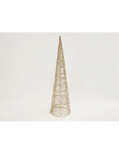 Cono oro pet 100 cm 600 leds 2