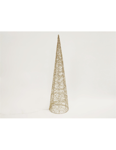 Cono oro pet 100 cm 600 leds