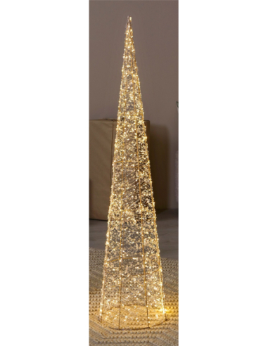 Cono oro perlas 130 cm 800 leds ip