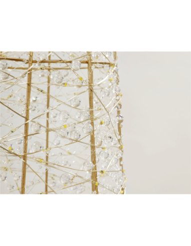 Cono oro perlas 130 cm 800 leds ip