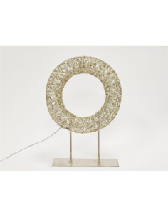 Corona oro pet c/pie 36d cm... 2