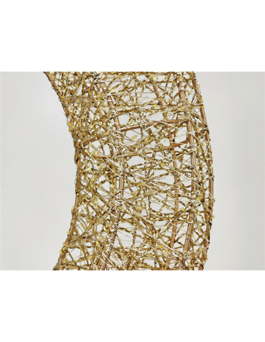 Corona oro pet 48d cm 1440 leds