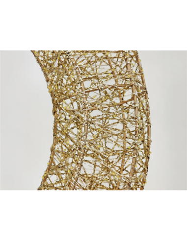 Corona oro pet 58d cm 1800 leds