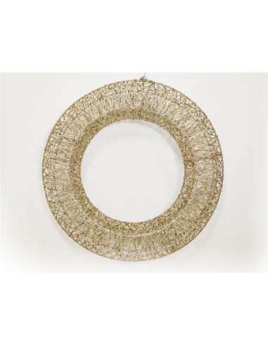 Corona oro pet 58d cm 1800 leds