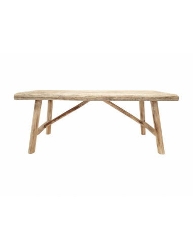Banqueta rústica madera 98 cm