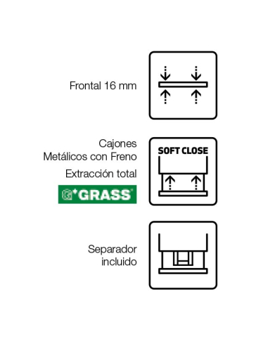 Conjunto mueble baño estructura con...