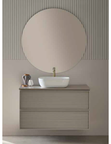 Mueble baño Zenit dos cajones con... Mueble baño Zenit dos cajones con...
