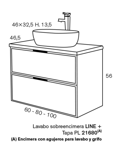 Conjunto Mueble baño Kubik Conjunto Mueble baño Kubik