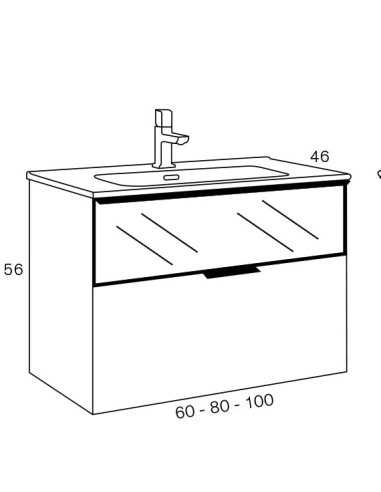 Conjunto Mueble de baño Mirko dos...